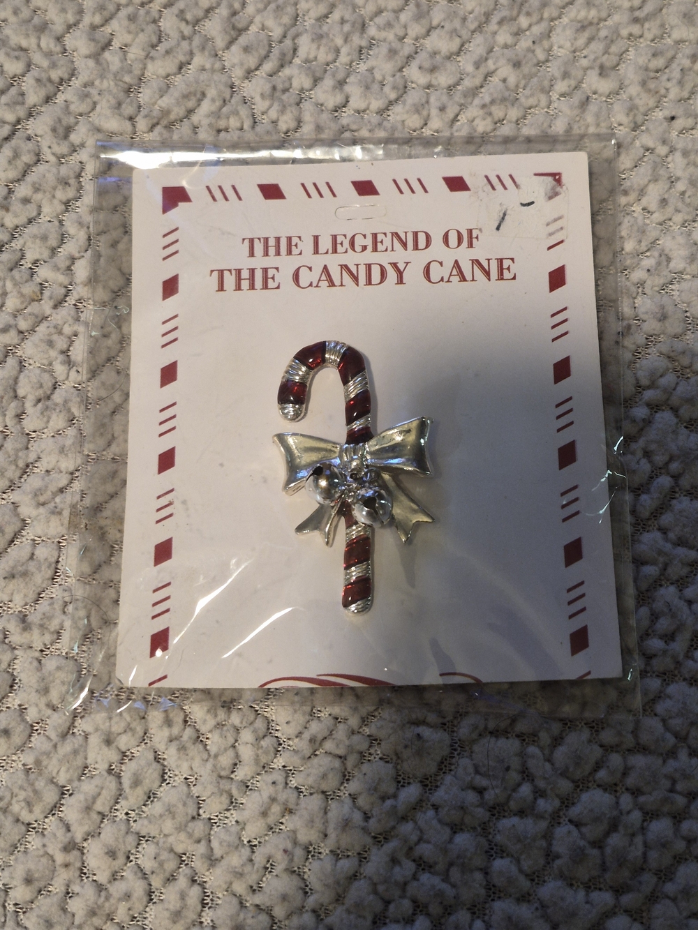 Crazy Mountain The Legend of the Candy Cane Brooch Pin